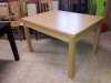 Stůl DSL  je rozkládací, vyroben z masivu bukového dřeva, velice pevný a robustní, vrchní deska laminát obdélník o rozměrech 120-170x90 cm, výška desky cca 75 cm. Noha stolu je 7x7 cm.
Lakování č.1 - viz obrázek.
Stůl byl používán na výstavách.
Ke stolu možno dokoupit židle typu 