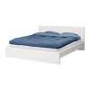 Prodám rám manželských postelí Malm (Ikea) v dobrém stavu, rozměry 180 x 200 cm, bílá barva.