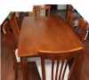 Jídelní stůl masiv a šest židlí