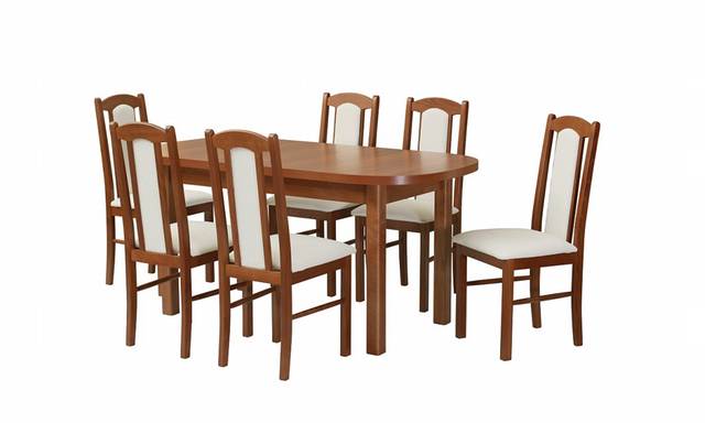 Jídelní set 20 Jídelní stůl a 6 židlí