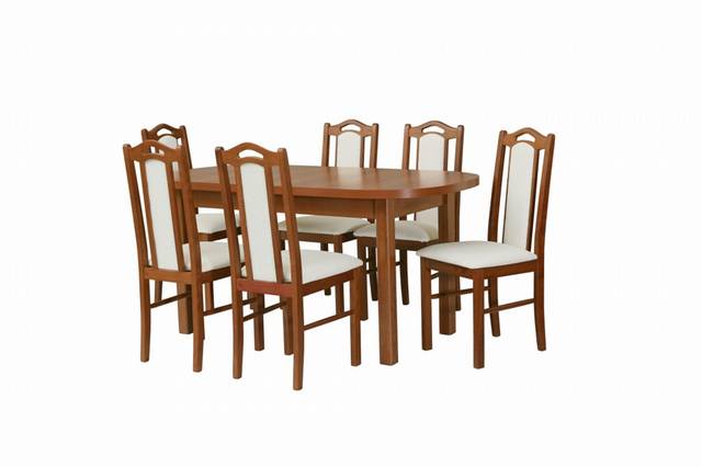 Jídelní set 34 jídelní stůl a 6 židlí