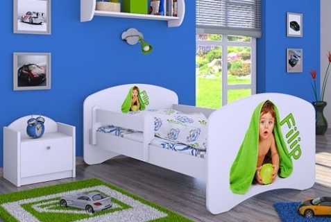 Dětská postel 160x80 cm s motivy