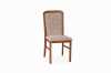  Židle STRAKOŠ DM35 je krásna klasická celočalouněná židle.  Je zátěžová, vyrobená z masívu přírodního dřeva buku o rozměrech: šířka 44 cm, výška opěradla 92cm, výška sedací plochy 46cm, hloubka 40 cm. Nosnost 120kg, zesílená robustní konstrukce. ŽIDLE JE VHODNÁ DO RESTAURACÍ, HOTELŮ, VINÁREN i DOMÁCNOSTÍ. Možnost volby barvy lakování i vzoru čalounění.