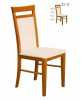 Židle STRAKOŠ DM37 je celočalouněná židle italského designu.  Je zátěžová, vyrobená z masívu přírodního dřeva buku o rozměrech: šířka 43cm, výška opěradla 95cm, výška sedací plochy 46cm, hloubka 41 cm. Nosnost 120kg, zesílená robustní konstrukce. ŽIDLE JE VHODNÁ DO RESTAURACÍ, HOTELů, VINÁREN i DOMÁCNOSTÍ. Možnost volby barvy lakování i vzoru čalounění.