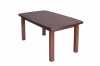 Stůl rozkládací, vyroben z masívu dřeva buku, velice pevný a robustní, vrchní deska dýha obdélník o rozměrech 160-200 x 90 cm, výška desky 76 cm. Možnost volby barvy lakování.