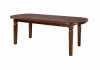 Stůl je rozkládací, vyroben z masívu dřeva buku, velice pevný a robustní, vrchní deska dýha ovál o rozměrech 200-240 x 90 cm, výška desky 76 cm. Možnost volby barvy lakování.