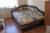 Prodáme postel, jedenapůl lůžka, rozměry 120x200, ve velmi dobrém stavu, s úložným prostorem, celočalouněná. K odběru IHNED!