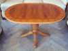 Konferenční stolek dřevěný oválný