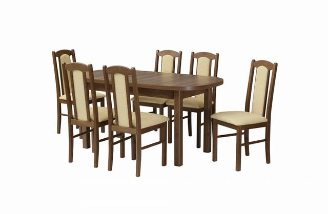 Jídelní set 21 Jídelní stůl a 6 židlí