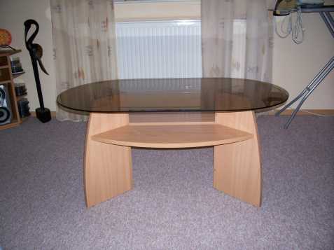 konferenční stolek - sklo